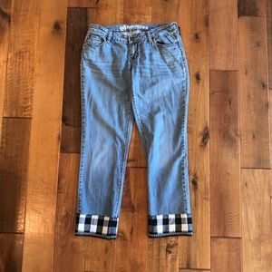 Vintage Buckle Reworked Women's Jeans